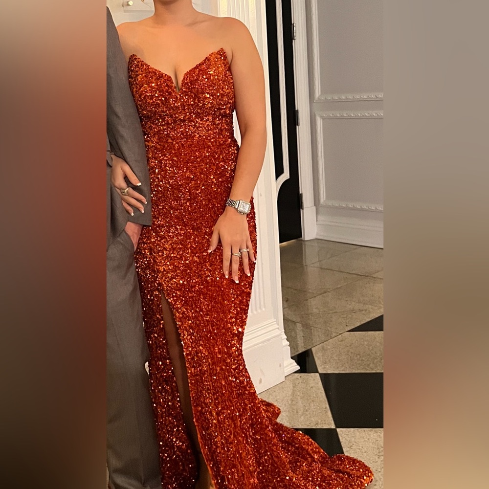 Portia and Scarlett velvet sequin dress